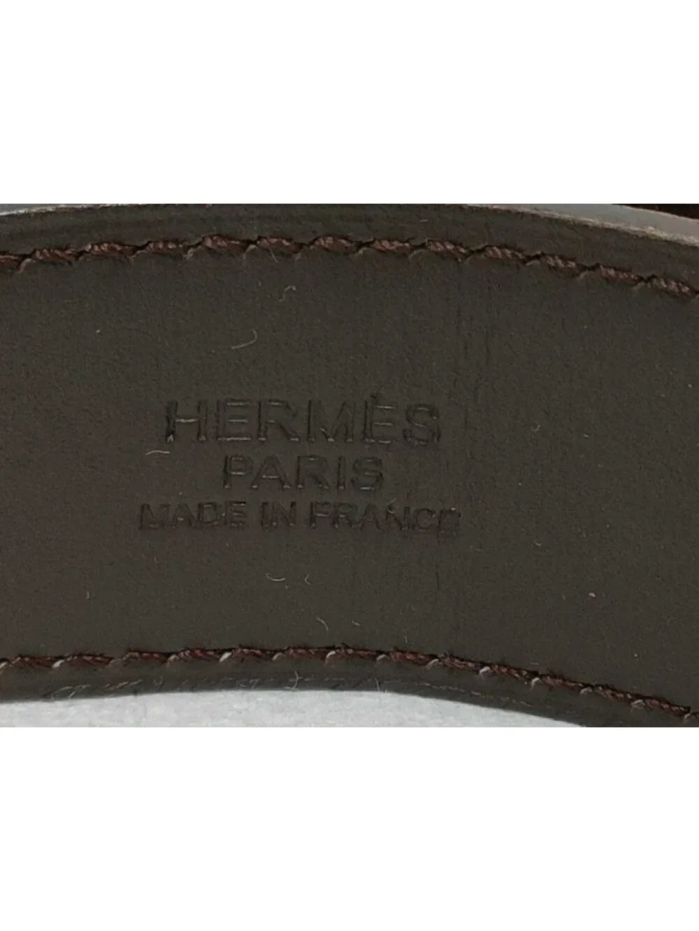 Hermes Belt Constance Brown Leather